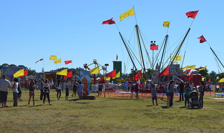 The Sarasota Pumpkin Festival offered three-days of activities for families.