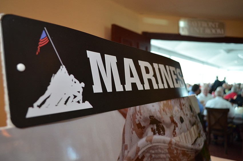 Veterans met to celebrate the 239th Marine Corps birthday with a luncheon.