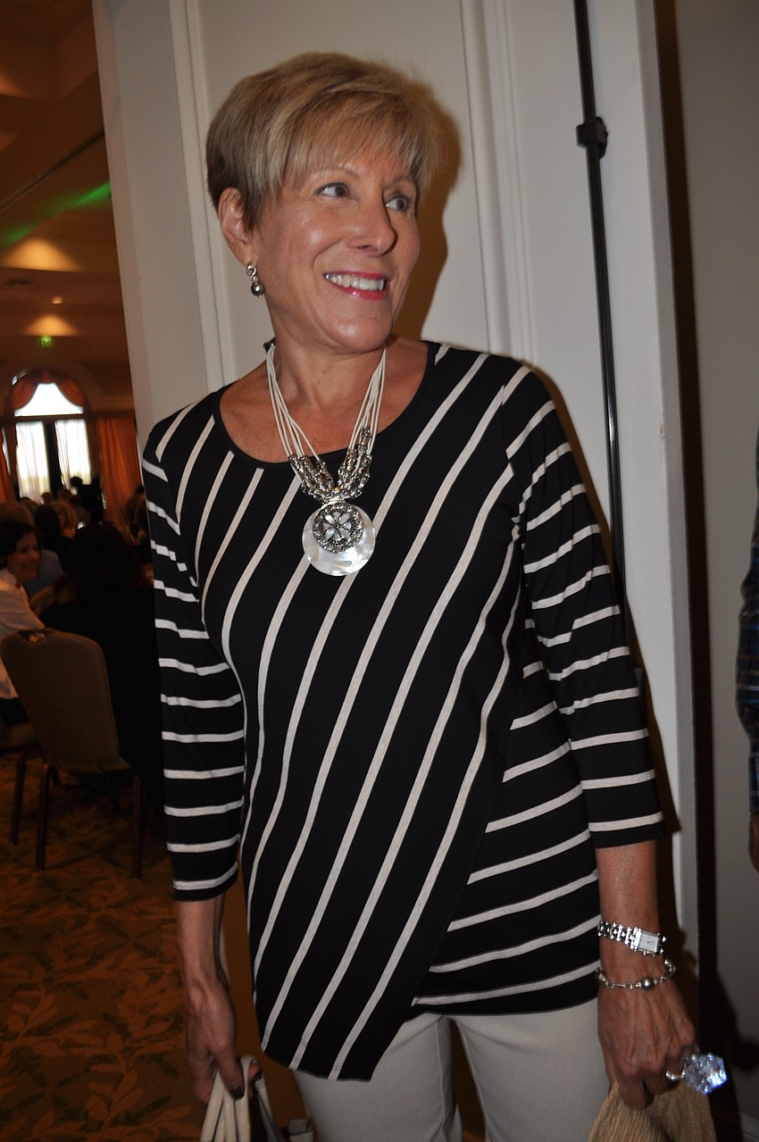 Barbara Rosovsky readies to hit the runway.