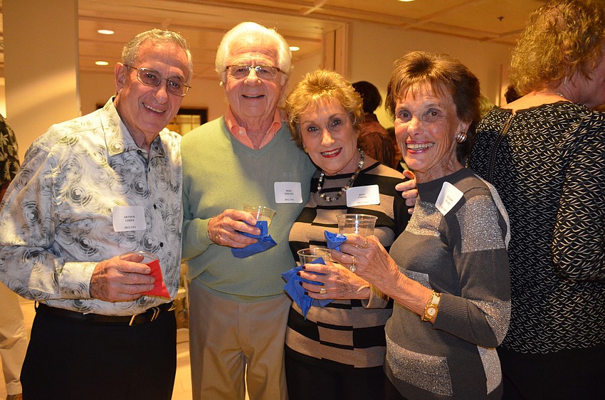 Arthur Coren, Mike Serling, Judy Coren and Blossom Miller