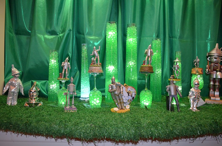 Two club members donated their Tin Man collection for the party.