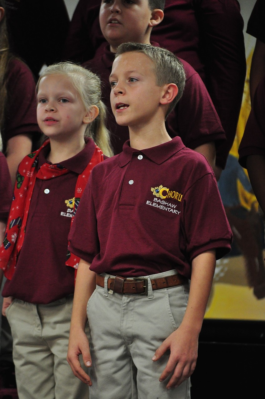 Jason Earl, 9, remembers all the words.