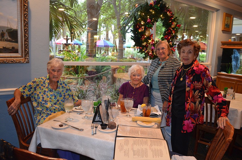 Anne Winter, Madeline Raftery, Lou Longo and Ethel Athanas