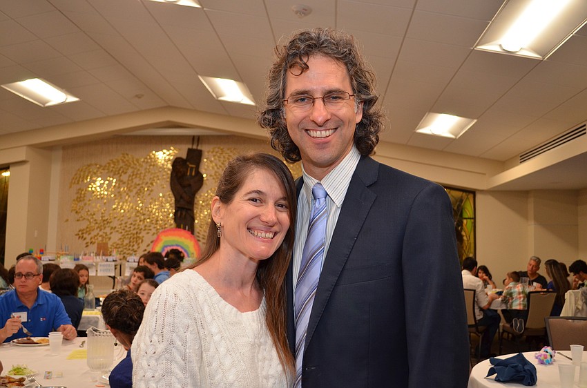 Rabbi Elaine Glickman and Rabbi Brenner Glickman.