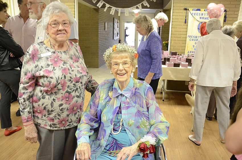 Dorothy Kirkpatrick, left, is Norma Martin's best friend. The two women met 65 years ago.