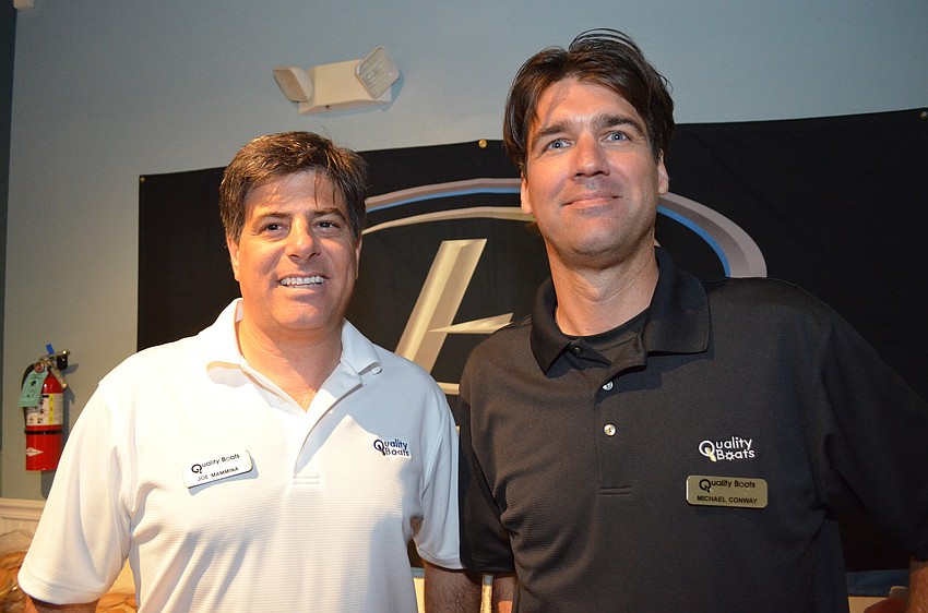 Joe Mammina and Michael Conway of Quality Boats.