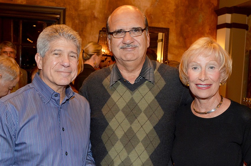 Tom Shapiro with Tony and Joan Liga