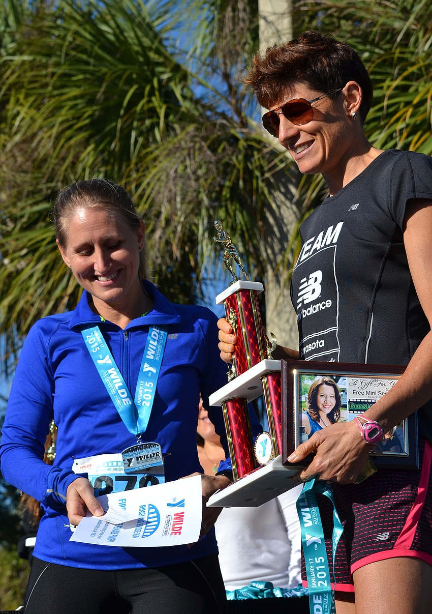 Heather Butcher, first female overall.