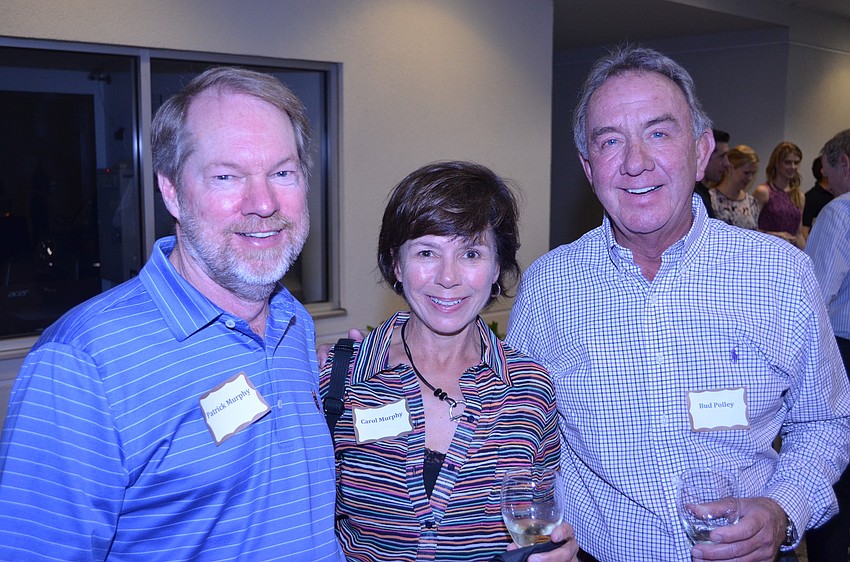Patrick and Carol Murphy and Bud Polley