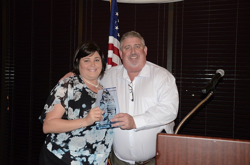 Alana Tomasso won the Presidential Award, presented by Dave Magee.