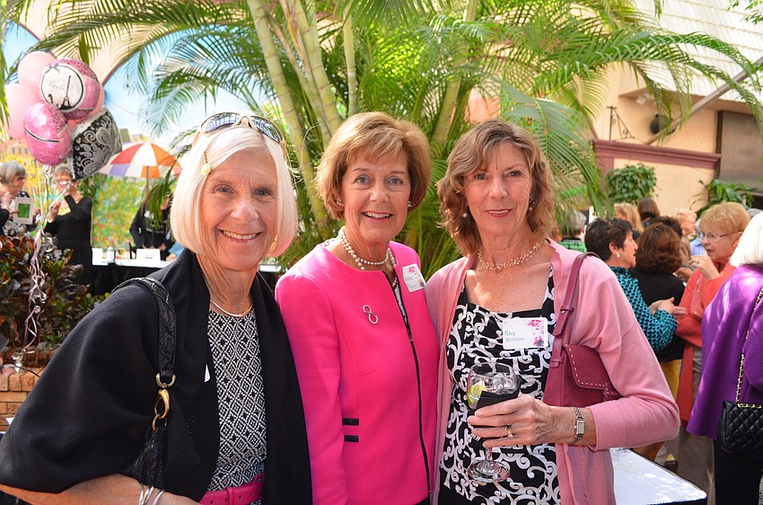 Peggy Lowndes, Patricia Ault and Kay Williams