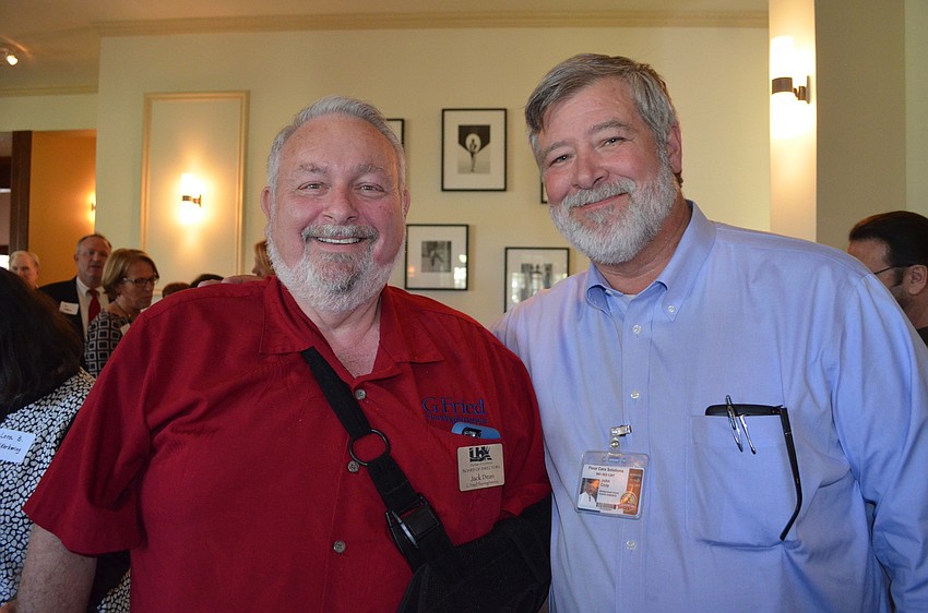 Jack Dean, of G. Fried Flooring, and John Cozy, of Floor Care Solutions
