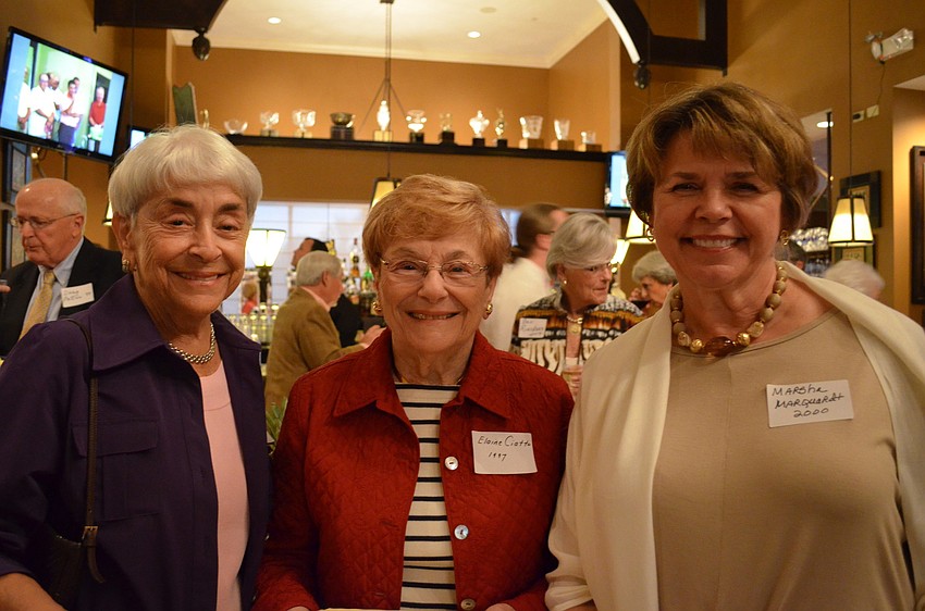 Gina Garis, Elaine Ciatto and Marsha Marquardt.