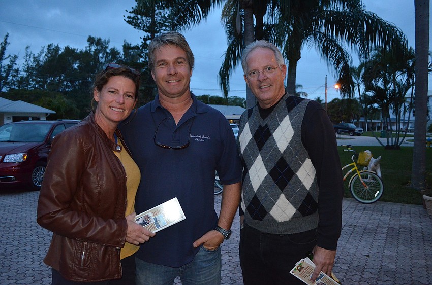 Catherine and Kurt Schulz with former president Michael Drake