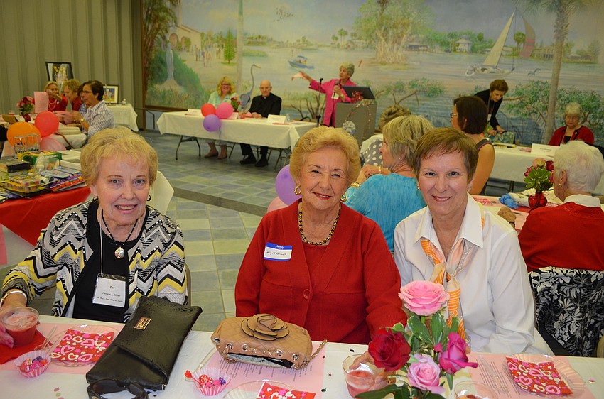 Pat Miller, Evelyn Theriault and Annette Conti Hogan