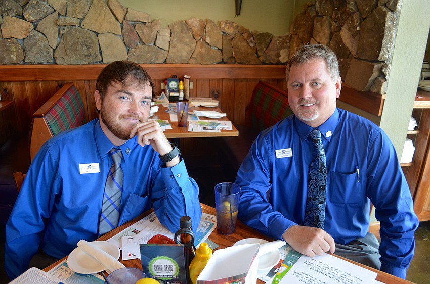 Lee Dickson and Brad Caudill represent 5/3 bank.