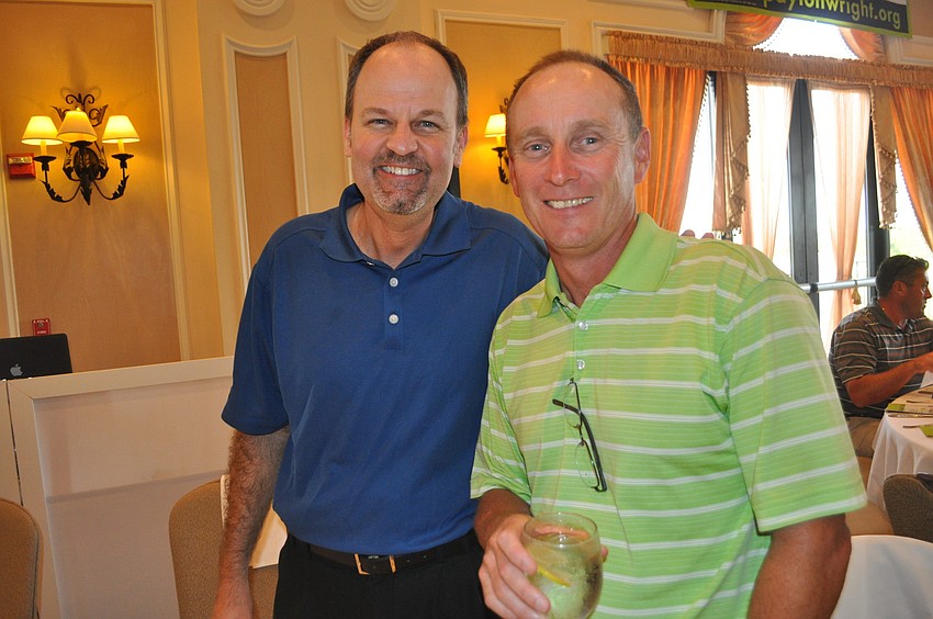 Michael Carlson and Sydney Prichard competed in the golf tournament.