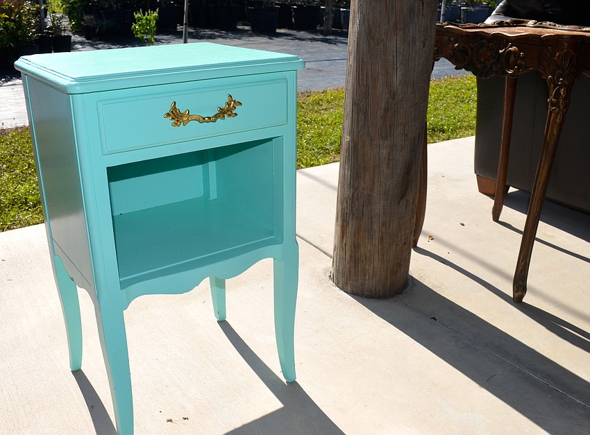 Attendees enjoy the bright pieces 