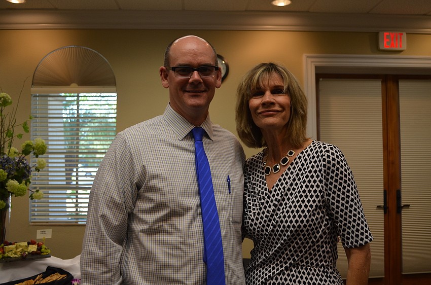 Turner Moore with City Commissioner Suzanne Atwell