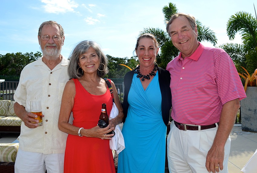 Philippe Koenig and Sydelle Pittas with Nancy and Jack Rozance