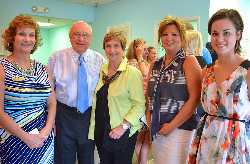 Dia Wilson, David Eckel, Joanne Eckel, Mary Moore and Kinsey Patel, Wagner Realty