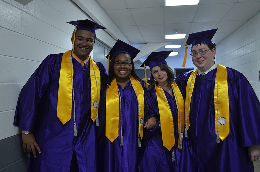 Keishen Lloyd, Jakeila Newsome, Christina Gunter and Andy Munsey