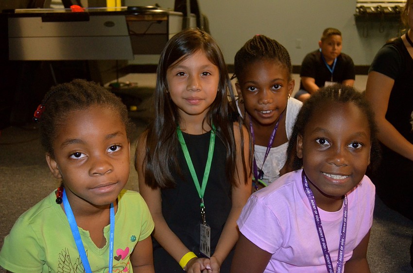 Destiny Rodriguez, Onesha Casur and sisters, Djalisa and Djoeline Jean.