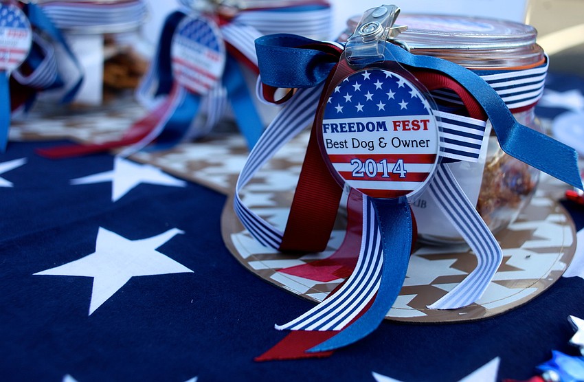 Homemade dog treats were awarded to the Best Dog & Owner after the parade.