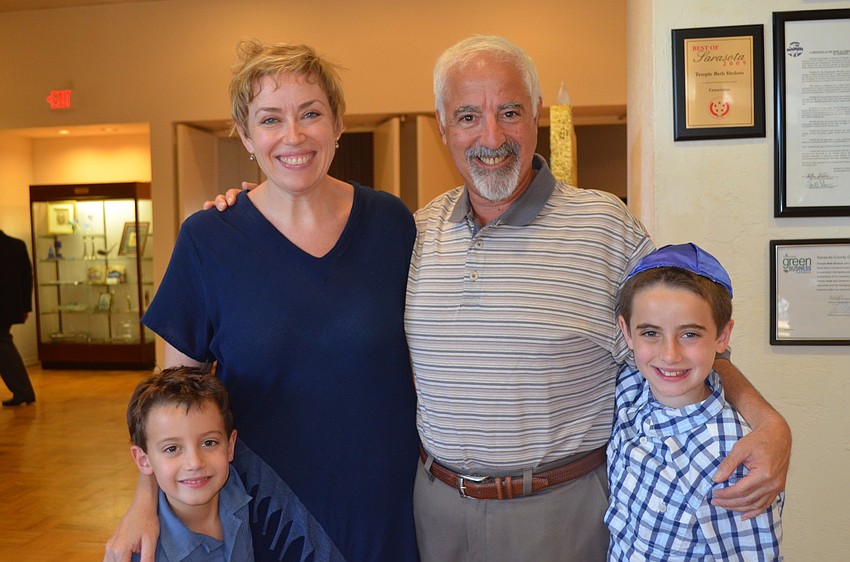 Isaac, Denise, Michael and Ben Shereff