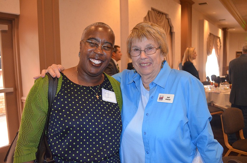 Pat Price and County Commissioner Carolyn Mason