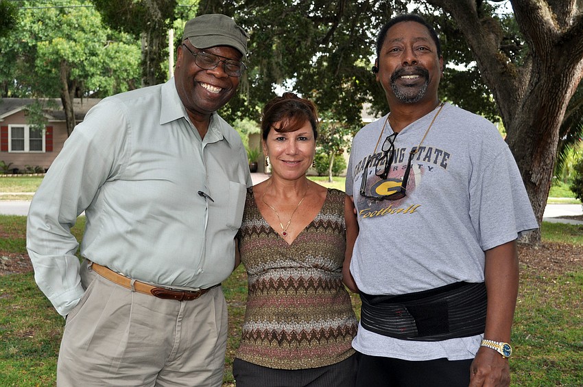 Mayor Willie Shaw, Nancy Kelly and Joseph Bessard