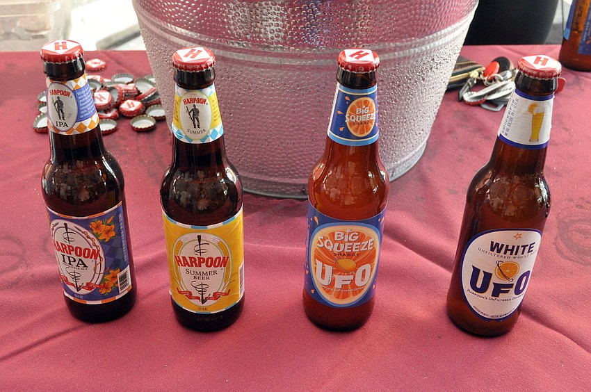 Among the more than 50 craft beers available for guests to taste at Celebration of Brewing were selections from Harpoon Brewery.