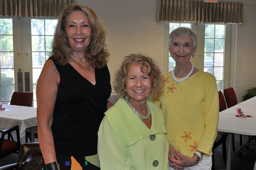 Helene Davis, Paula Hayde and Aynne Manning