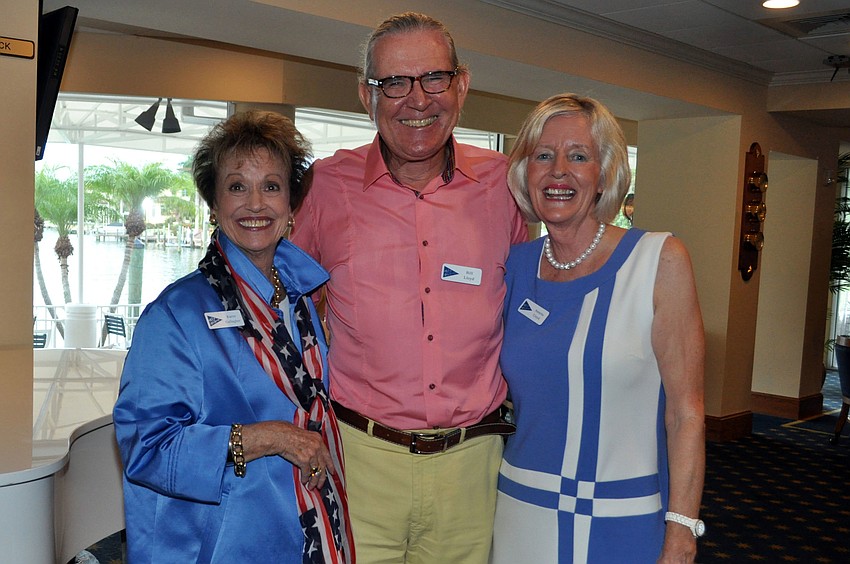 Co-Social Chair Karen Gallagher with Bill and Annette Lloyd