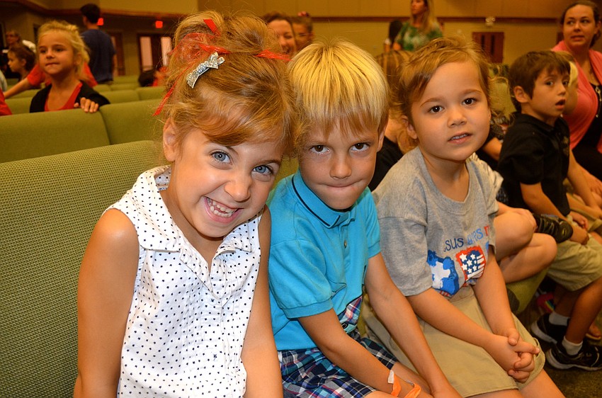 Avah Meadows, Zachary Swindell and Mackenzie Rodewald say 