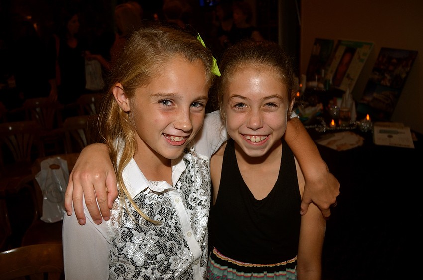 Taylor Golden and Sophie Macleod are the youngest event attendees.