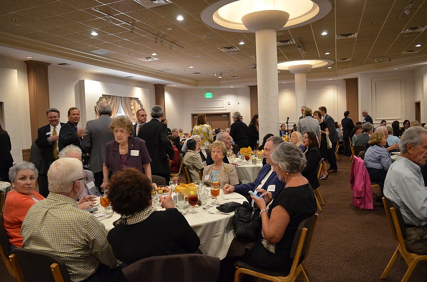 Members and guest in attendance for the monthly Sarasota Tiger Bay Club Luncheon.