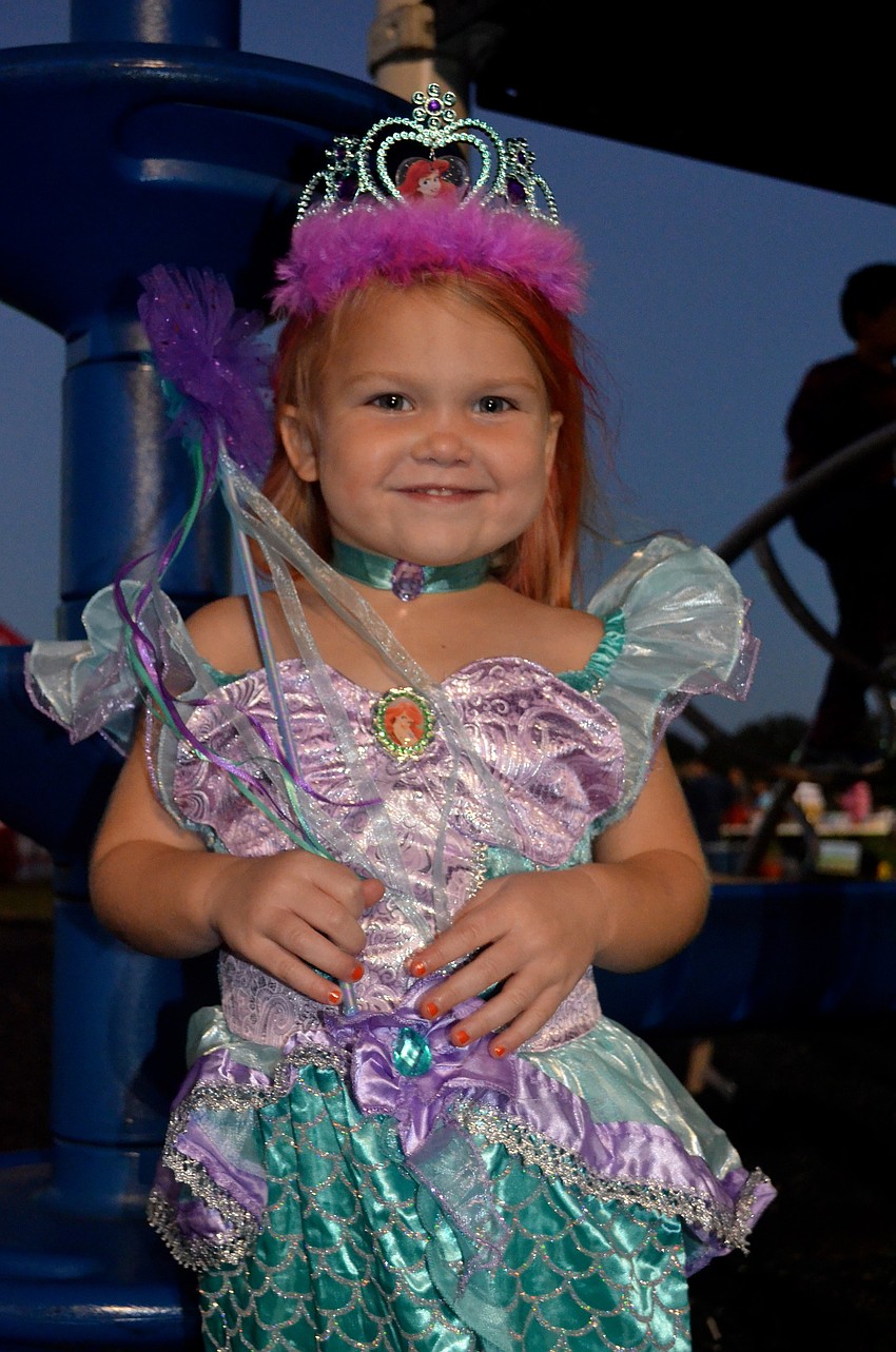 Julie McCollum dresses as Ariel from 