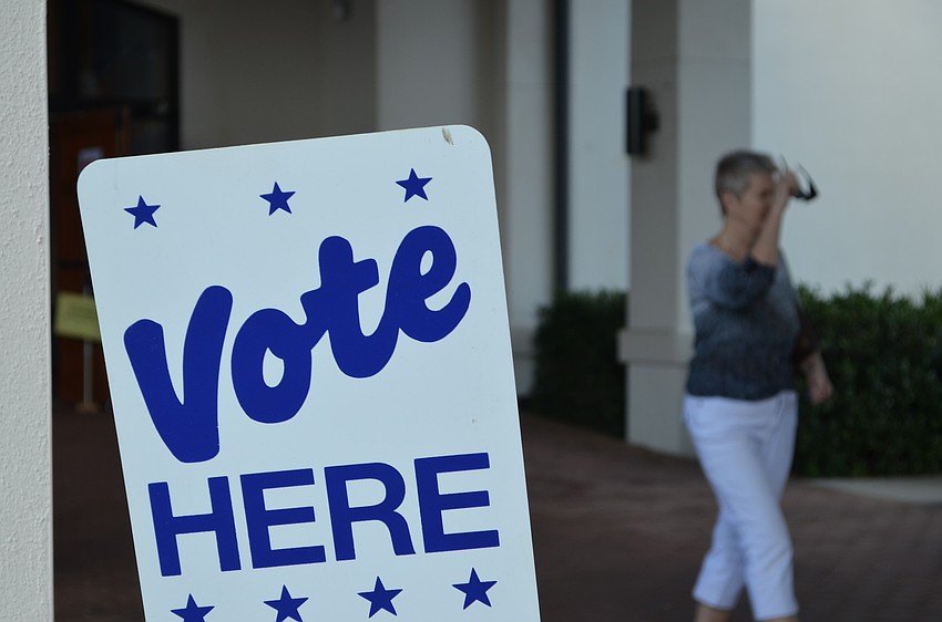 St. Michael the Archangel Catholic Church was a precinct for some voters on Siesta.