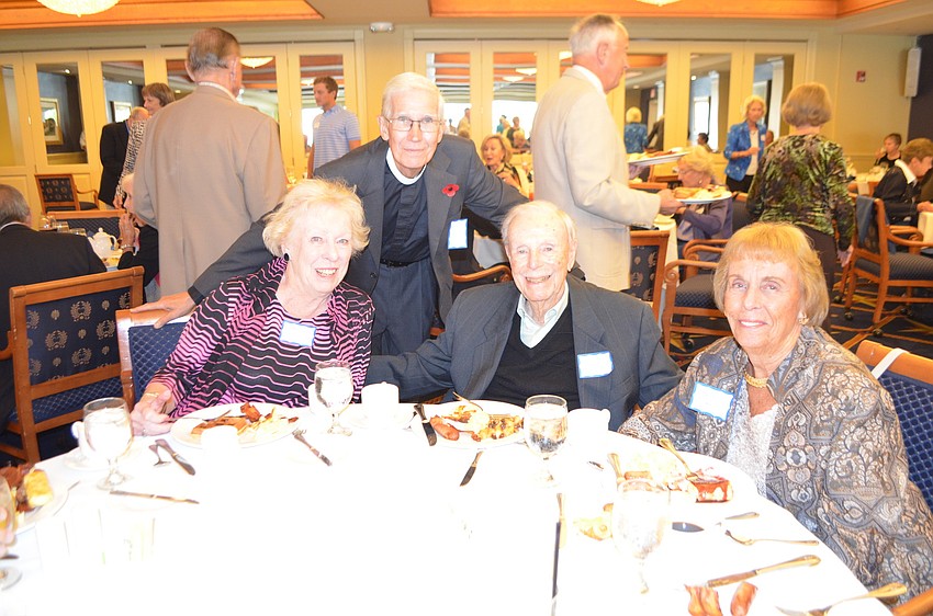 Barb Maclean, Joe Berkely, Nancy Gross and Rev. David Danner