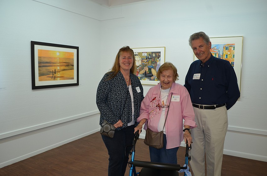 Beth Brewer, Virginia Sanders and Ron Johnson