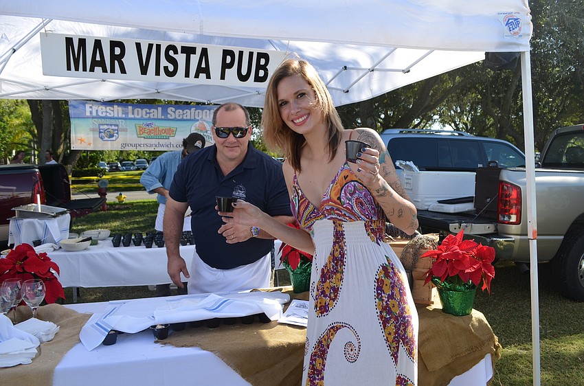 General Manager Anthony Cucci and Rebecca Fortson, of Mar Vista