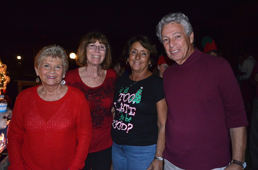 Commodore Joe Sever, Ted Janssen, John Shea and Jim Fox