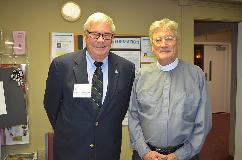 John Holtzermann and the Rev. Vincent Carroll