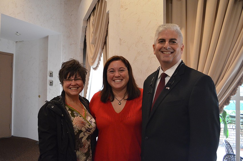 Amy Miller, Vickie Brill and Rep. Gonzalez.