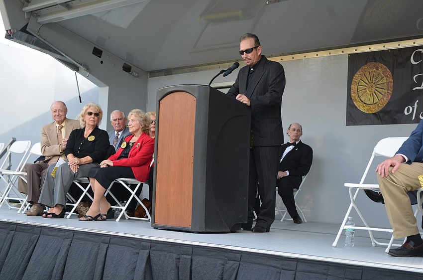 Eddie Del Moral accepted the award on the Del Moral Troupeâ€™s behalf.