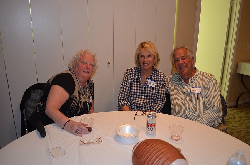 Anne Seeley with Carolyn and Charles Greenberg