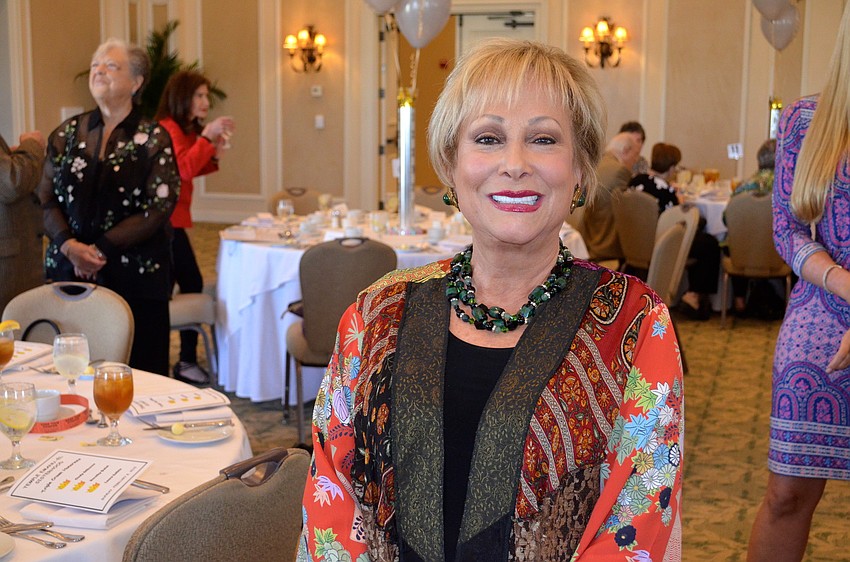 Susi Bensos-Steenbarger is a regular at the annual sisterhood luncheon.
