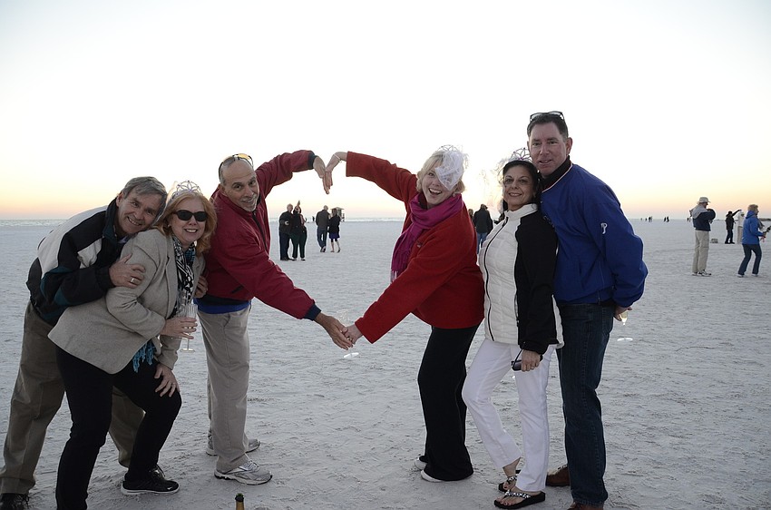 Left to Right: Honorable Robert and Lorraine Coleman, Bill and Bonnie Hendricks, and Rochelle and Steven Murtaugh. The three couples called themselves a 