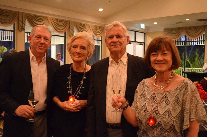 Ron Davis, Susan Unteed, George Knight and Patty Davis.